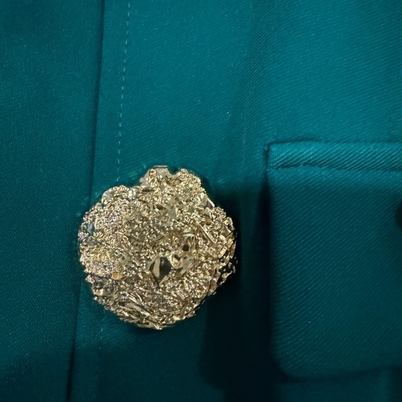 Green bow dress pencil style size small 2 Veneta - Picture 3 of 4